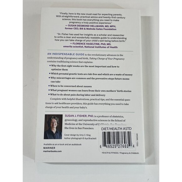 Taking Charge of Your Pregnancy Susan J Fisher Baby Health Guide Book - Picture 4 of 4
